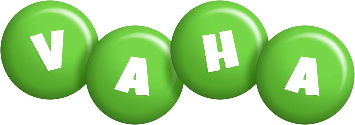 Vaha candy-green logo