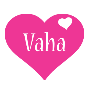 Vaha love-heart logo