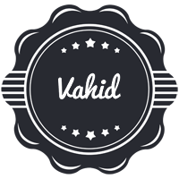 Vahid badge logo