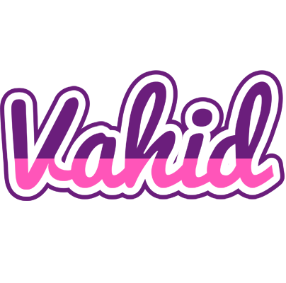 Vahid cheerful logo