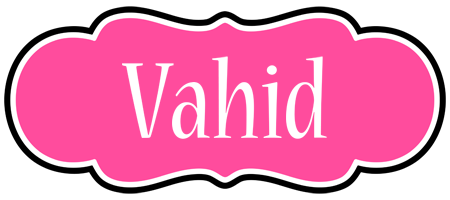 Vahid invitation logo