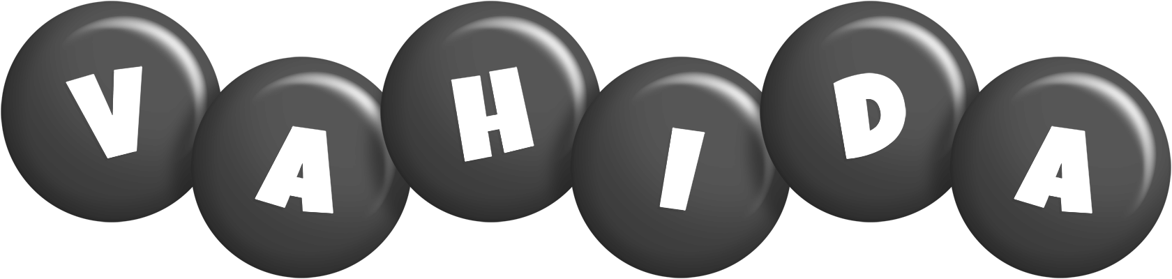 Vahida candy-black logo