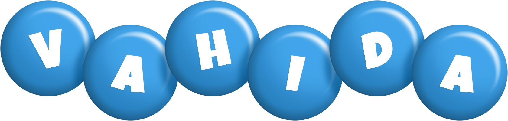 Vahida candy-blue logo