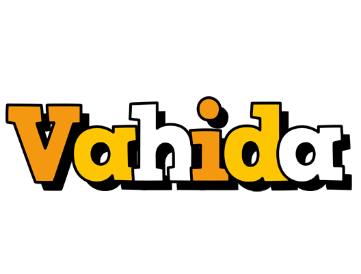 Vahida cartoon logo