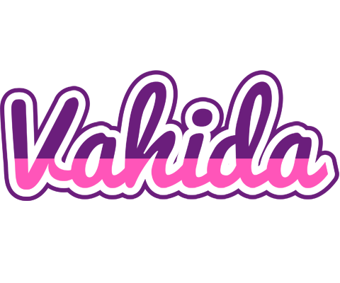Vahida cheerful logo