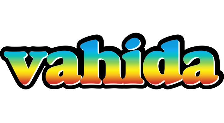 Vahida color logo