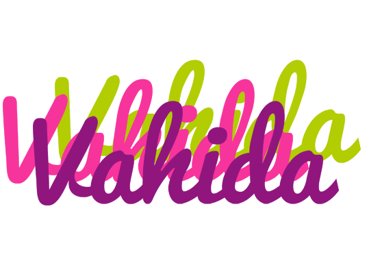 Vahida flowers logo