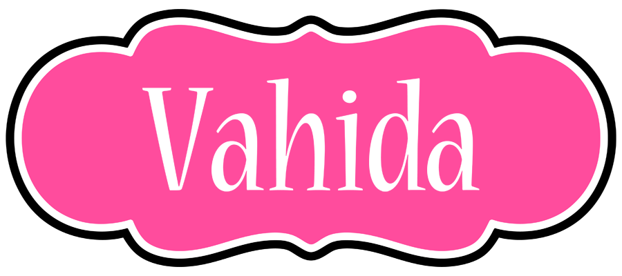 Vahida invitation logo