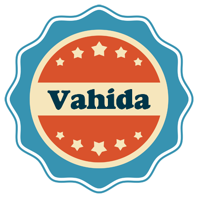 Vahida labels logo
