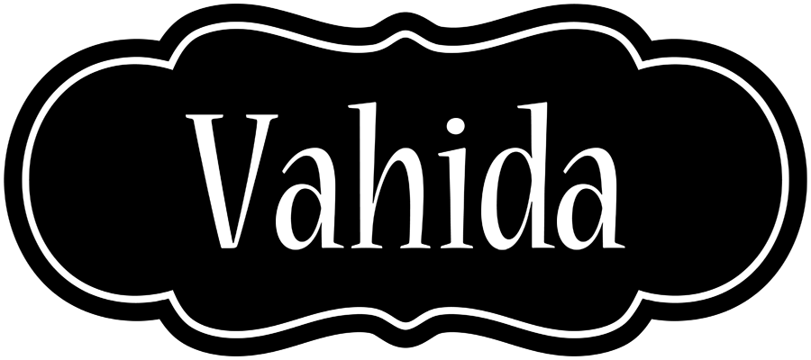 Vahida welcome logo