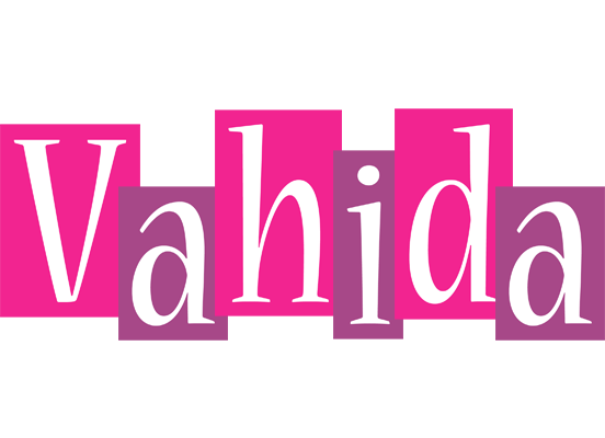 Vahida whine logo