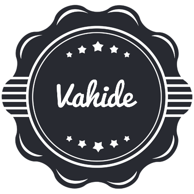 Vahide badge logo