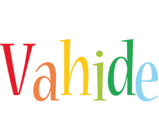Vahide birthday logo