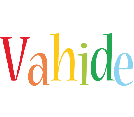 Vahide birthday logo