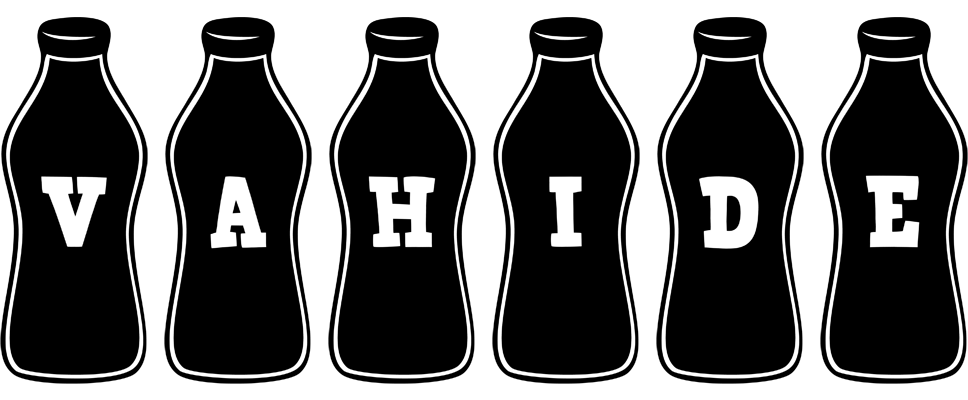 Vahide bottle logo