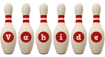Vahide bowling-pin logo