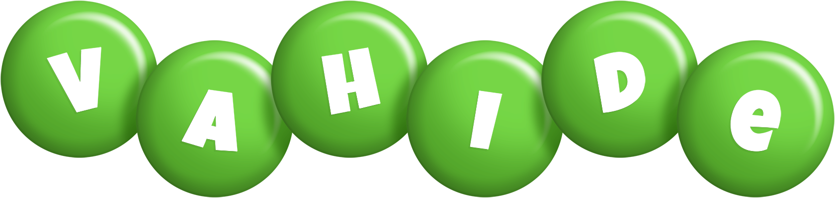 Vahide candy-green logo