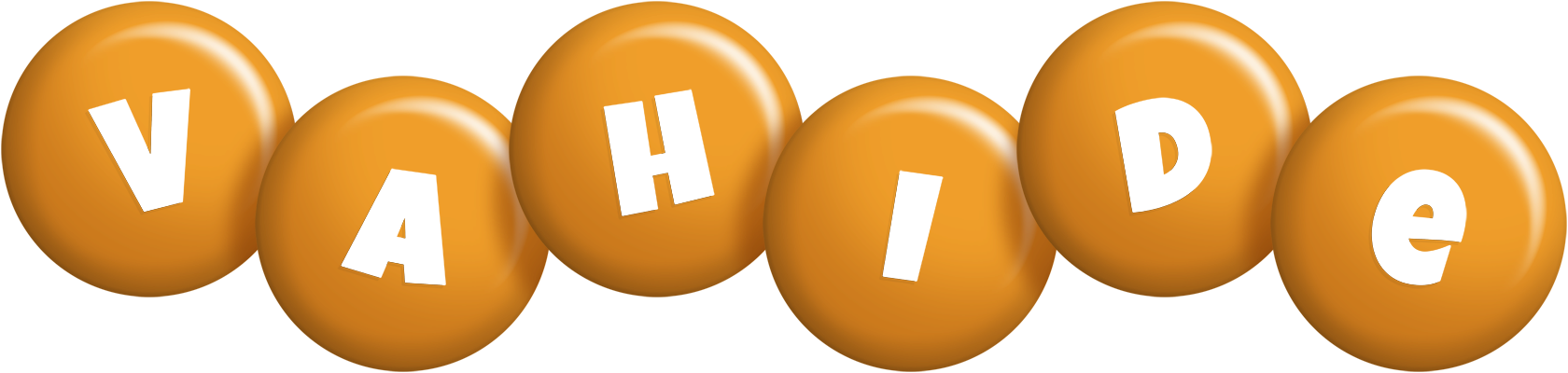Vahide candy-orange logo