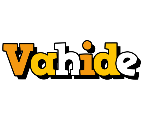 Vahide cartoon logo