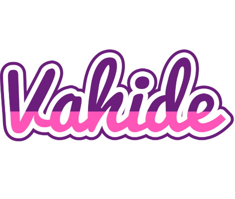 Vahide cheerful logo