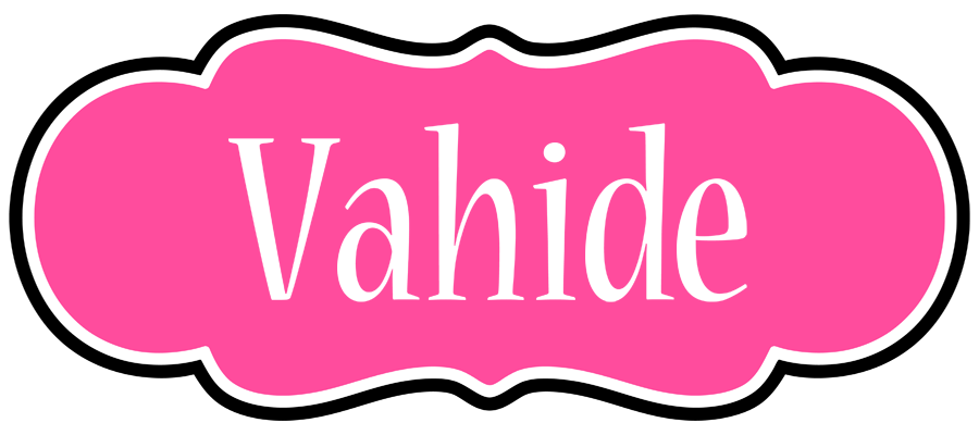 Vahide invitation logo