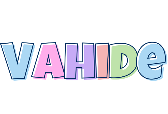 Vahide pastel logo