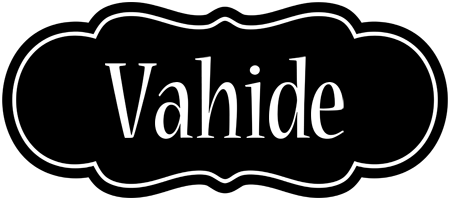 Vahide welcome logo
