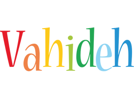 Vahideh birthday logo