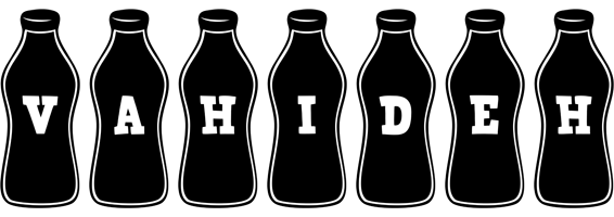 Vahideh bottle logo