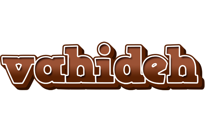 Vahideh brownie logo