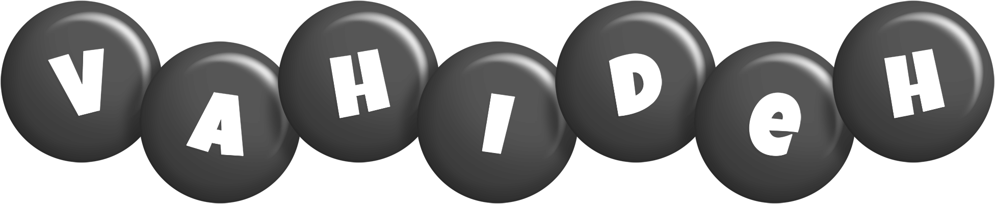 Vahideh candy-black logo