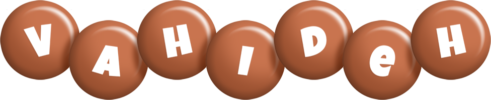 Vahideh candy-brown logo