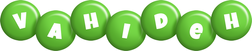 Vahideh candy-green logo