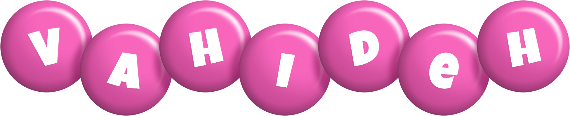 Vahideh candy-pink logo