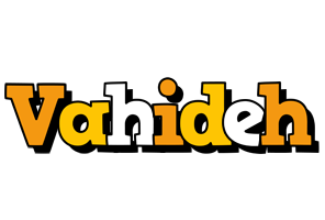 Vahideh cartoon logo