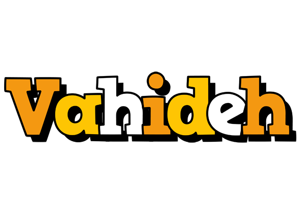 Vahideh cartoon logo