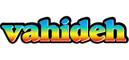 Vahideh color logo