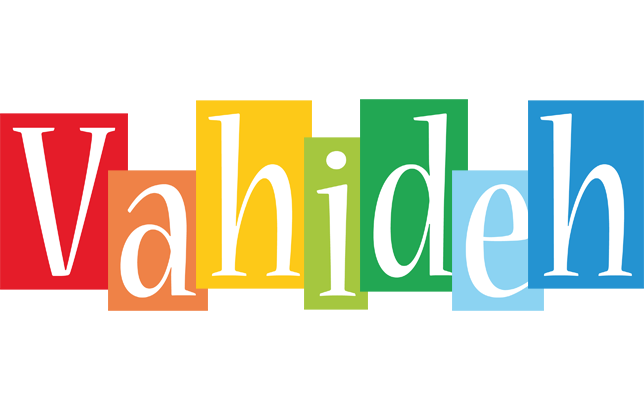 Vahideh colors logo