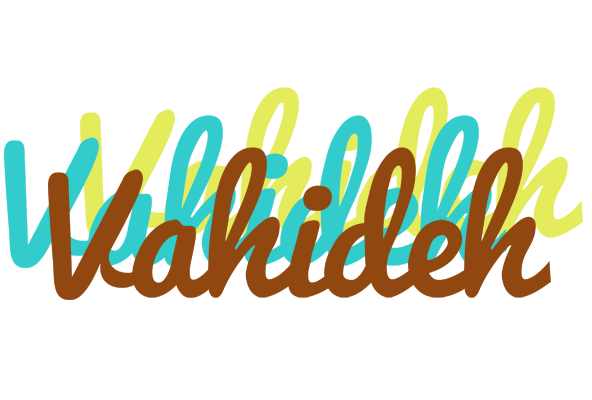 Vahideh cupcake logo