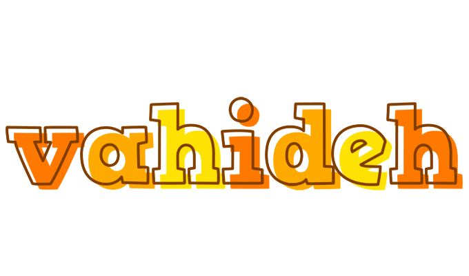 Vahideh desert logo