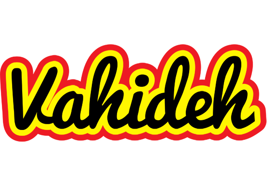Vahideh flaming logo