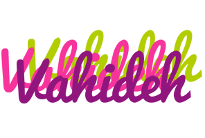 Vahideh flowers logo