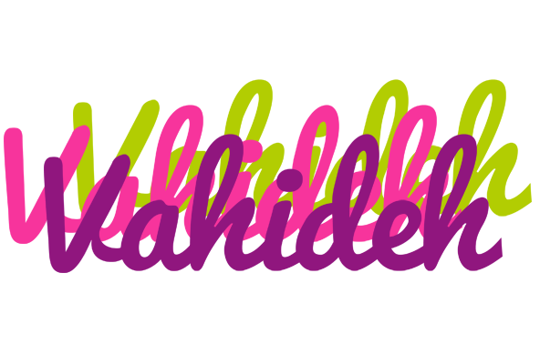 Vahideh flowers logo