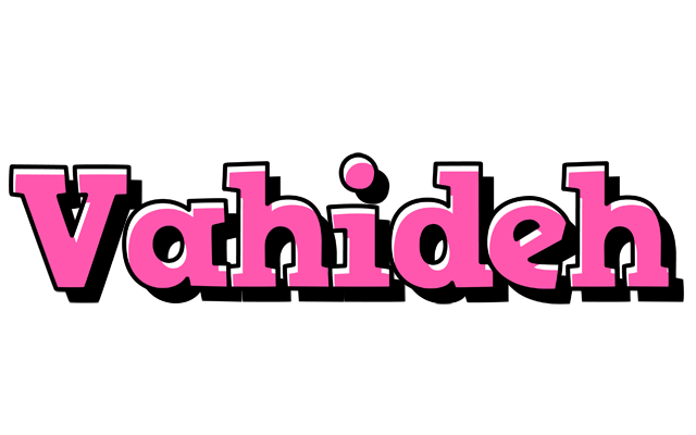 Vahideh girlish logo