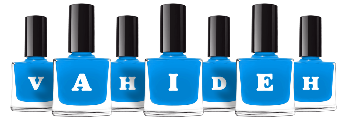 Vahideh glossy logo