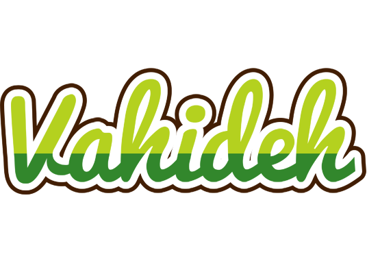 Vahideh golfing logo