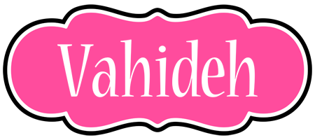 Vahideh invitation logo