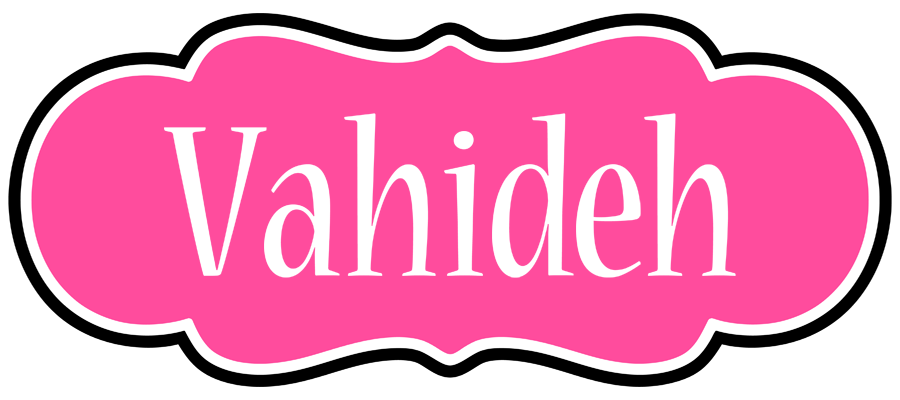 Vahideh invitation logo