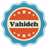 Vahideh labels logo