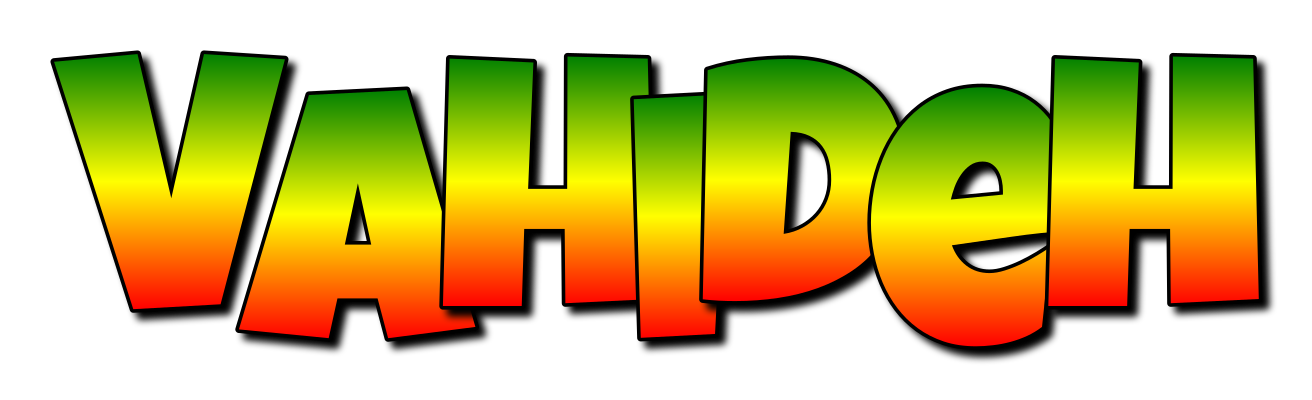 Vahideh mango logo